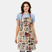  paddenstoelen van Adolphe Millot Schort (Gedragen)