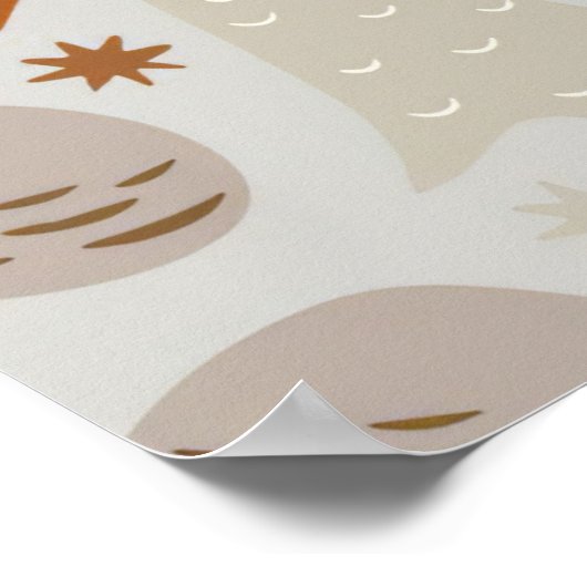 paddenstoelen van de paddenstoel van de paddenstoe poster (Hoek)