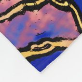 Paddenstoelen van het Zee - Kwallen Fleece Deken (Hoek)