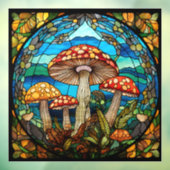 Paddenstoelen Venster Cling Raamsticker (Vel 3)