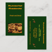 paddenstoelen visitekaartje (Voorkant / Achterkant)