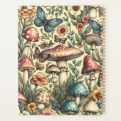paddenstoelen, vlinders en bloemen planner (Achterkant)