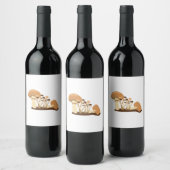 paddenstoelen wijn etiket (Flessen)