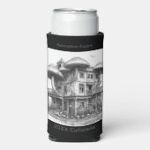 Paddenstoelen Zwart-wit (Seltzer Voorkant)