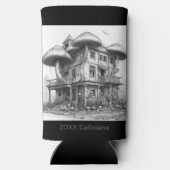 Paddenstoelen Zwart-wit (Achterkant)