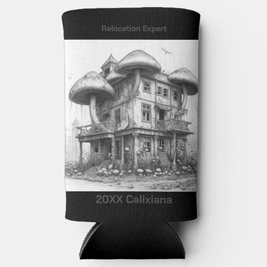 Paddenstoelen Zwart-wit (Voorkant)