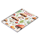 paddenstoelenbos notitieboek (Linkerzijde)
