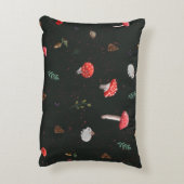 Paddenstoelenbos schattig kussen (Achterkant (Verticaal))