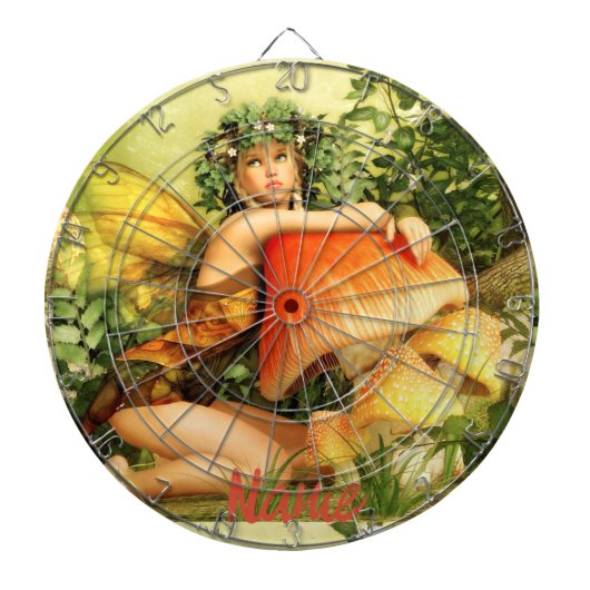 paddenstoelenfee Thunder_Cove Dartbord (Voorkant)