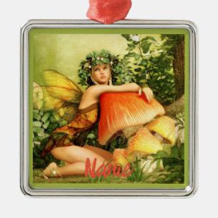 paddenstoelenfee Thunder_Cove Metalen Ornament