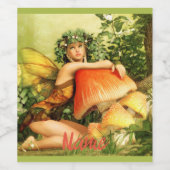 paddenstoelenfee Thunder_Cove Wijn Etiket (Enkel label)