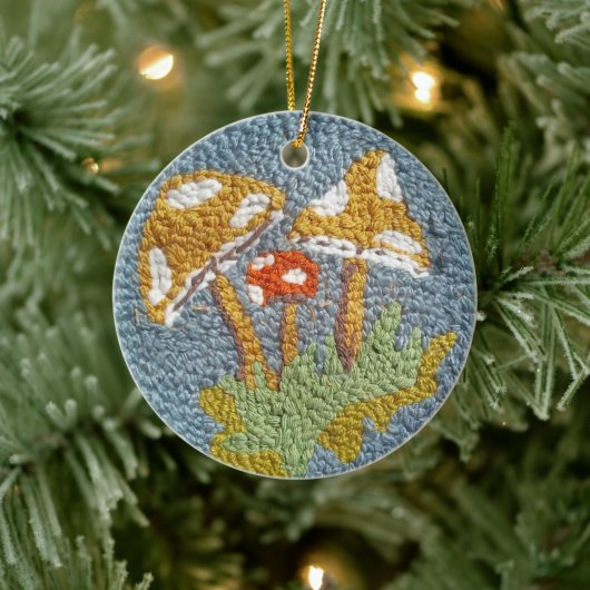 Paddenstoelenliefhebbers ornament tapijt verslaafd (Boom)