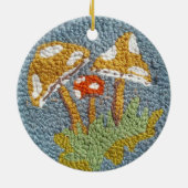 Paddenstoelenliefhebbers ornament tapijt verslaafd (Achterkant)