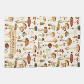 paddenstoelenpatroon theedoek (Horizontaal)