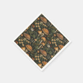  paddenstoelentuin naadloos patroon servet (Hoek)