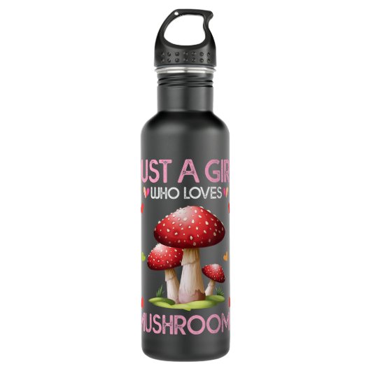 Paddenstoelenvrouwen geven gewoon een meisje dat v waterfles (Voorkant)