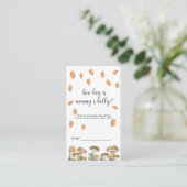 Paddenstoelflora - hoe groot is mama's buik informatiekaartje (Staand voorkant)