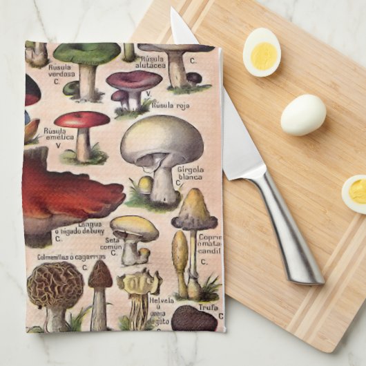  paddenstoelgids theedoek (Quarter Fold)