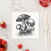  paddenstoelillustratie servet (Insitu)