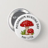 Paddenstoeljachtdag 17 mei Button (Voorkant /achterkant)