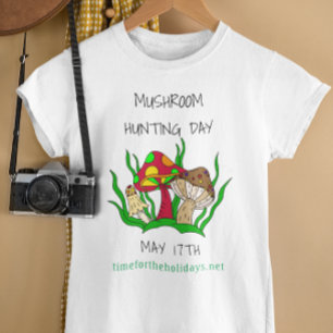 Paddenstoeljachtdag 17 mei t-shirt