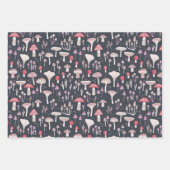 Paddenstoelpaddenstoel schimmels inpakpapier vel (Voorkant 3)