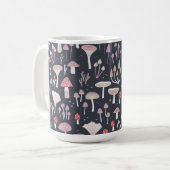 Paddenstoelpaddenstoel schimmels koffiemok (Voorkant links)