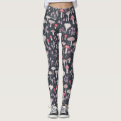 Paddenstoelpaddenstoel schimmels leggings (Voorkant)