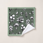 Paddenstoelpatroon Bad Handdoek (Wasdoekje)