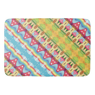 paddenstoelpatroon badmat