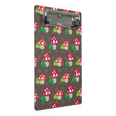 paddenstoelpatroon kinder mini klembord (Schuin)