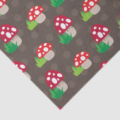 paddenstoelpatroon kinder tissuepapier (Detail)