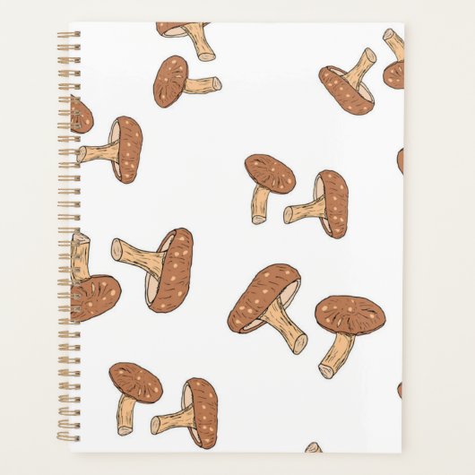 Paddenstoelpatroon Planner (Voorkant)
