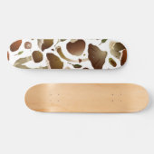 paddenstoelpatroon skateboard (Horizontaal)