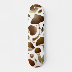 paddenstoelpatroon skateboard
