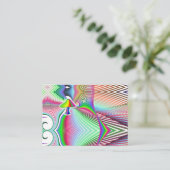 paddenstoeltjes visitekaartje (Staand voorkant)