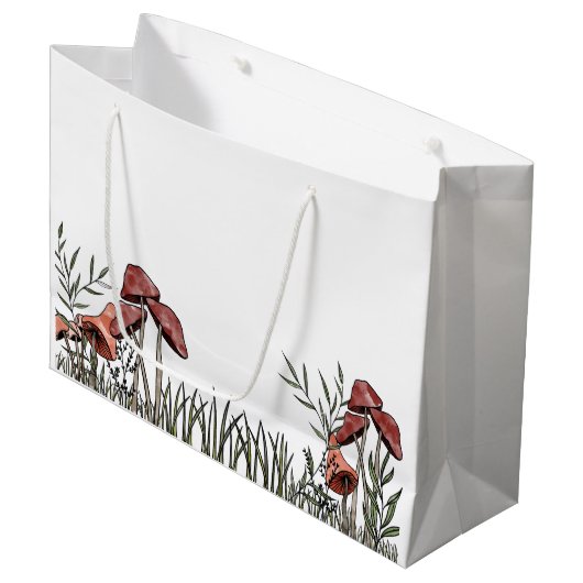 paddenstoelveld groot cadeauzakje (Voorkant Gekanteld)