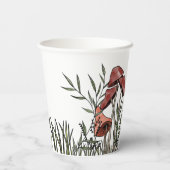 paddenstoelveld papieren bekers (Achterkant)