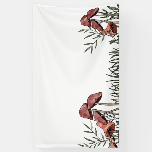 paddenstoelveld spandoek (Verticaal)