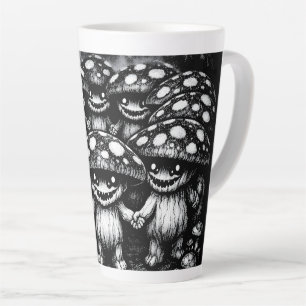 Paddenstoelvolk • Boswezens door BurnsInHell Latte Mok