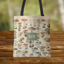 paddestoel aangepaste monogram boek