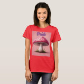 Paddestoel bruid T-shirt (Voorkant volledig)