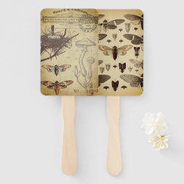 Paddestoel bruiloft Fan 2 Handwaaier