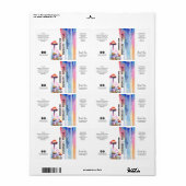 Paddestoel Dropper Flacon Product Labels (Full Sheet)