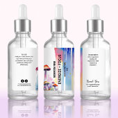 Paddestoel Dropper Flacon Product Labels