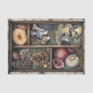 Paddestoel Goblincore Witchy Natuur Decoupage Tiss Tissuepapier