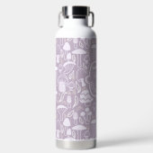 Paddestoel Grijze Crème Koeler Waterfles (Voorkant)