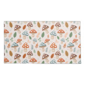 Paddestoel, Herfst gebladerte, Natuur Patten Kussensloop (Achterkant-Links)