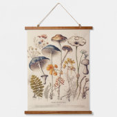Paddestoel Naturalist Hangend Wandkleed (Voorkant)