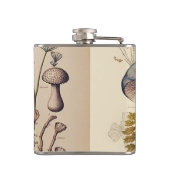 Paddestoel Naturalist Heupfles (Achterkant)